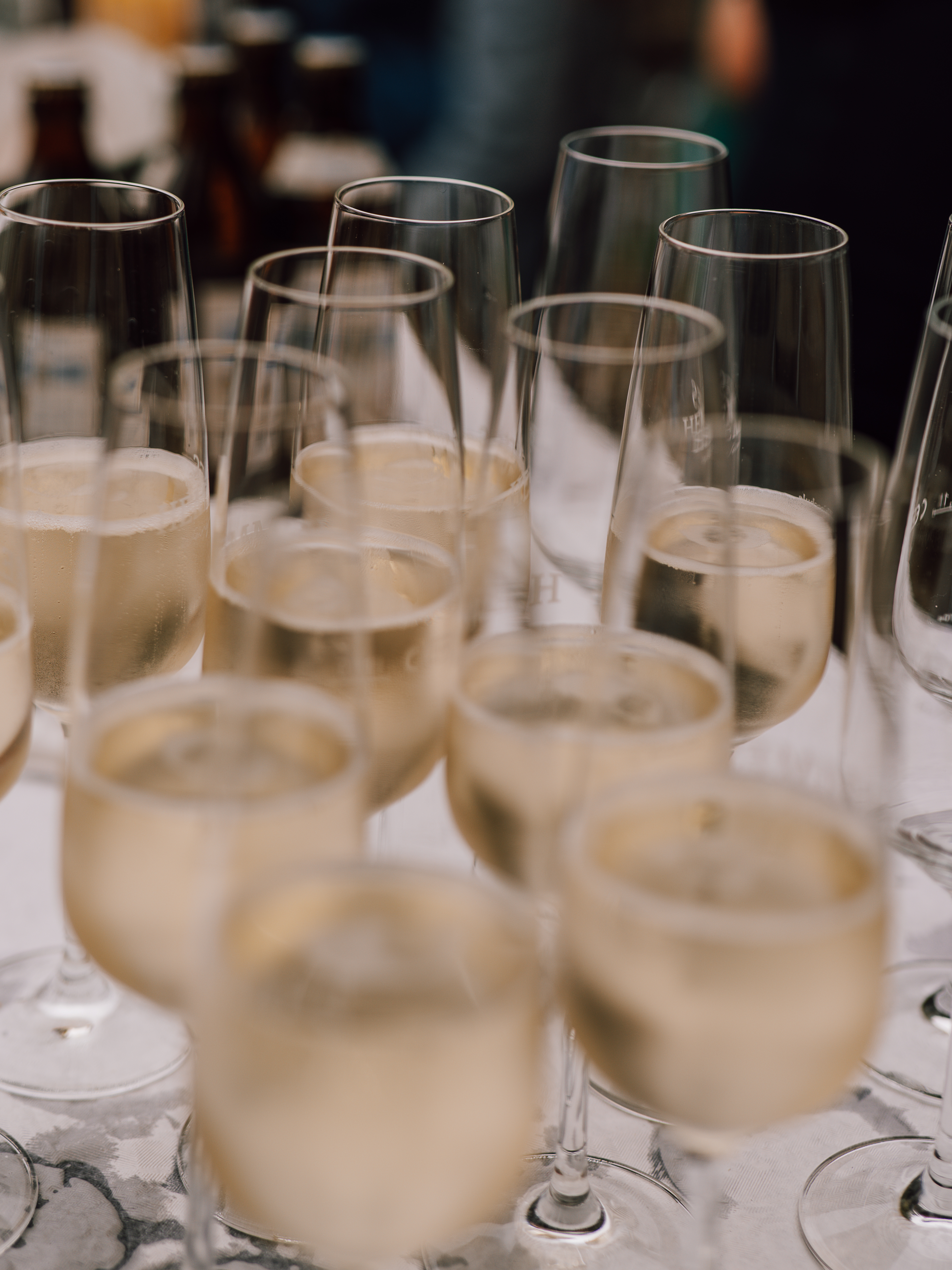 Sektempfang auf Hochzeit, Rheinland-Pfalz